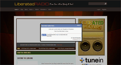 Desktop Screenshot of liberatedradio.com